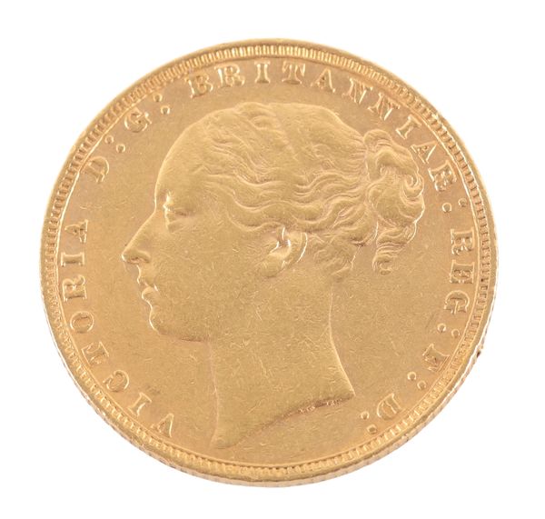 AN 1880 QUEEN VICTORIA GOLD SOVEREIGN