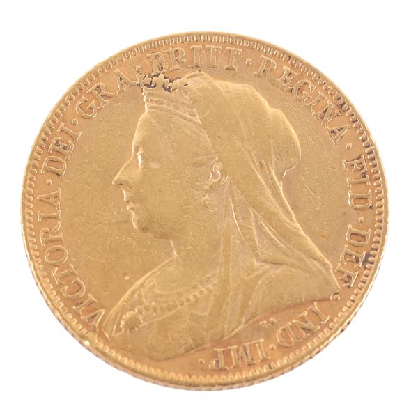 AN 1889 QUEEN VICTORIA GOLD SOVEREIGN