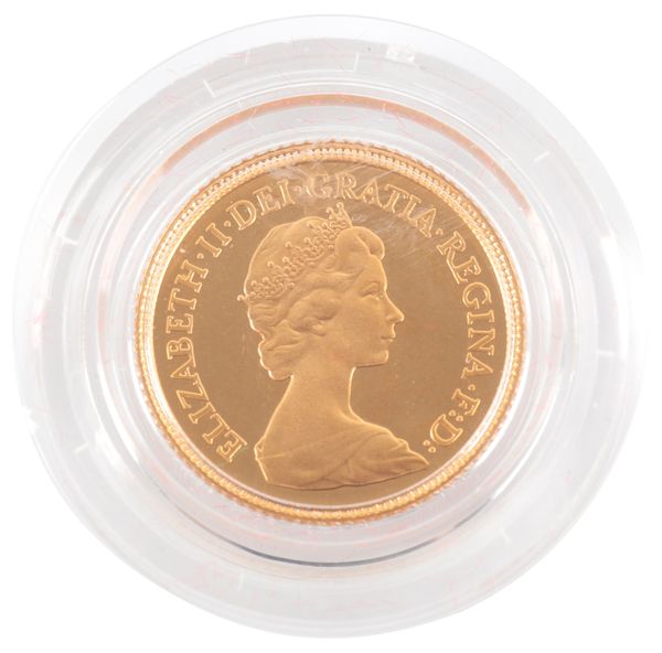 A 1980 QUEEN ELIZABETH II GOLD HALF-SOVEREIGN