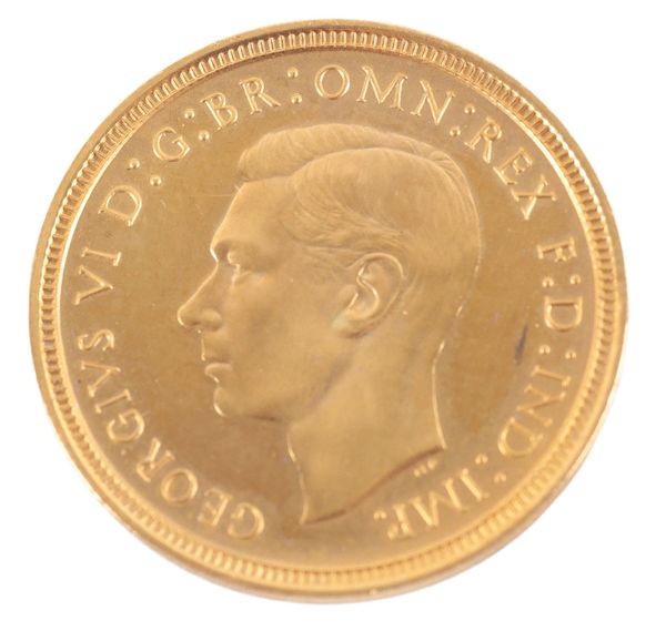 A 1937 GEORGE VI GOLD HALF-SOVEREIGN