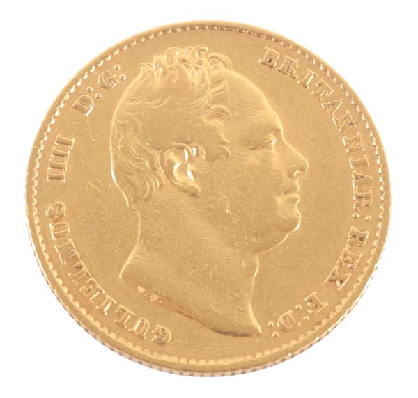 AN 1833 WILLIAM IV GOLD SOVEREIGN