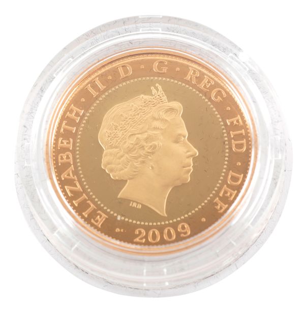 THE ROYAL MINT: A 2009 "ROBERT BURNS" £2 GOLD PROOF COIN