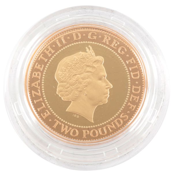 THE ROYAL MINT: "ABOLITION OF THE SLAVE TRADE" £2 GOLD PROOF COIN