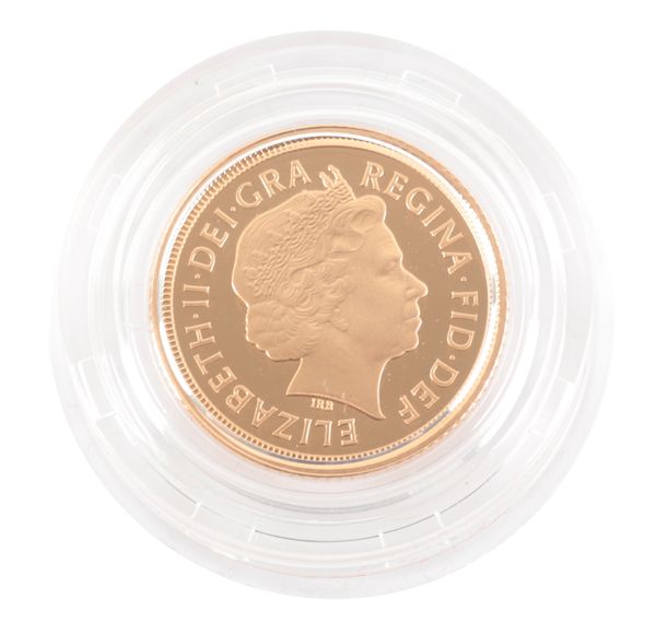 THE ROYAL MINT: A 2007 QUEEN ELIZABETH II "MASTERPIECE" GOLD HALF-SOVEREIGN