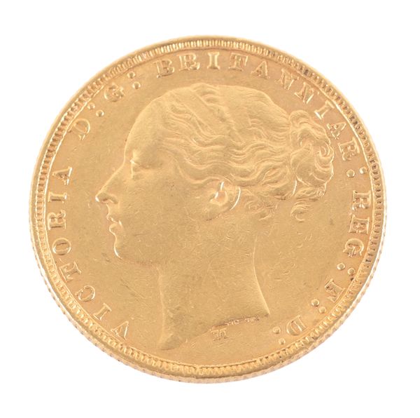 AN 1874 QUEEN VICTORIA GOLD SOVEREIGN