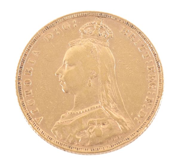 AN 1890 QUEEN VICTORIA GOLD SOVEREIGN