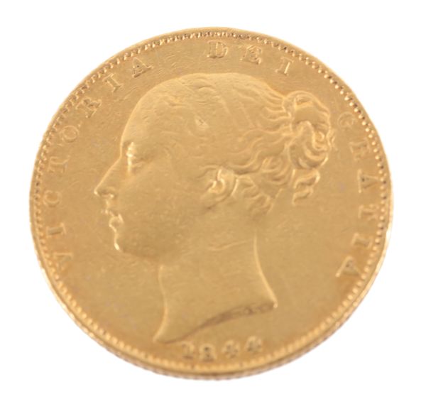 AN 1844 QUEEN VICTORIA GOLD SOVEREIGN