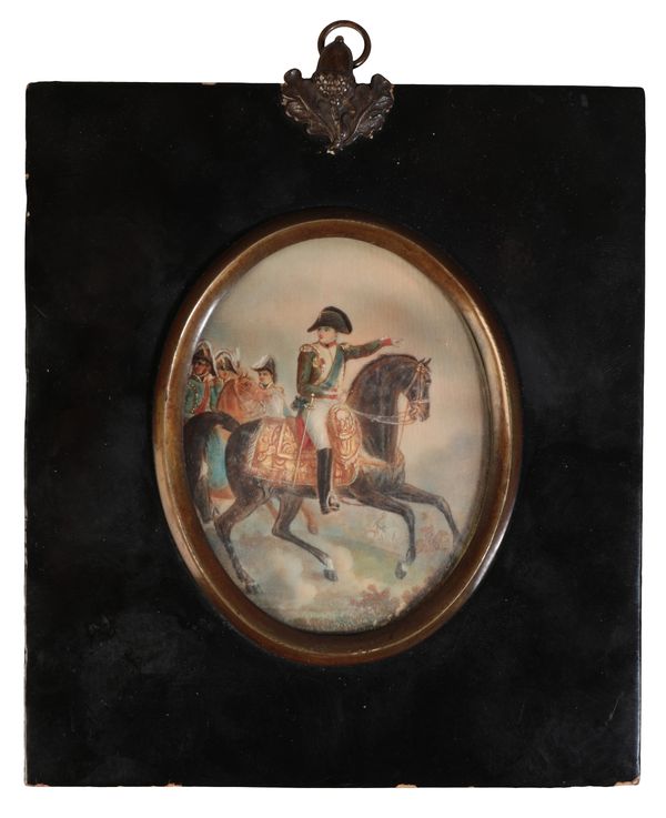 CONTINENTAL SCHOOL, 19TH CENTURY A portrait miniature of Napoleon