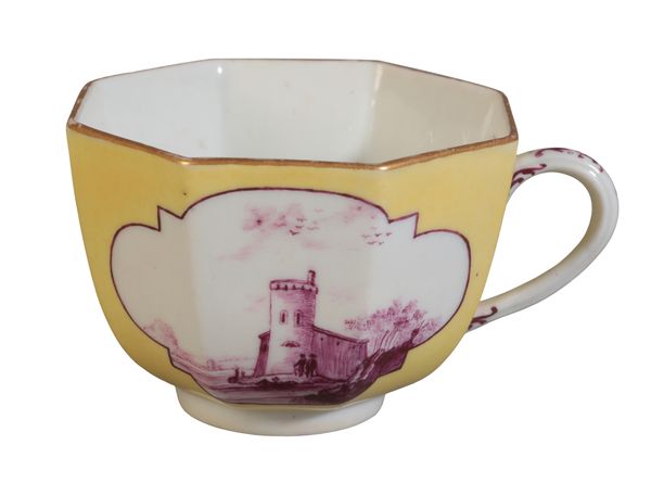 A MEISSEN PORCELAIN TEACUP