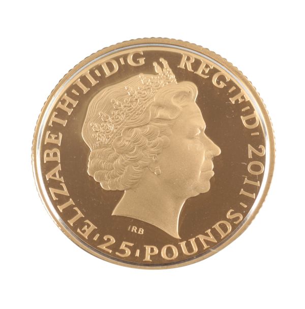THE ROYAL MINT: A 2012 'THE GOLD SERIES - ALTIUS' £25 GOLD COIN