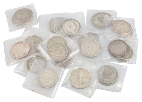 A 1919 GEORGE V SILVER HALF CROWN