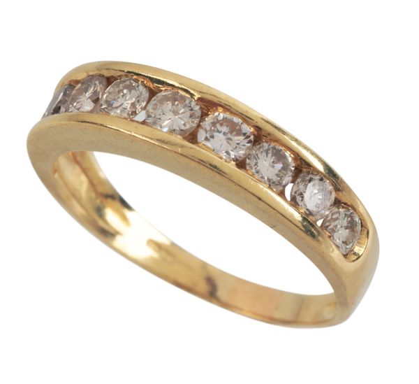 A DIAMOND HALF ETRNITY RING