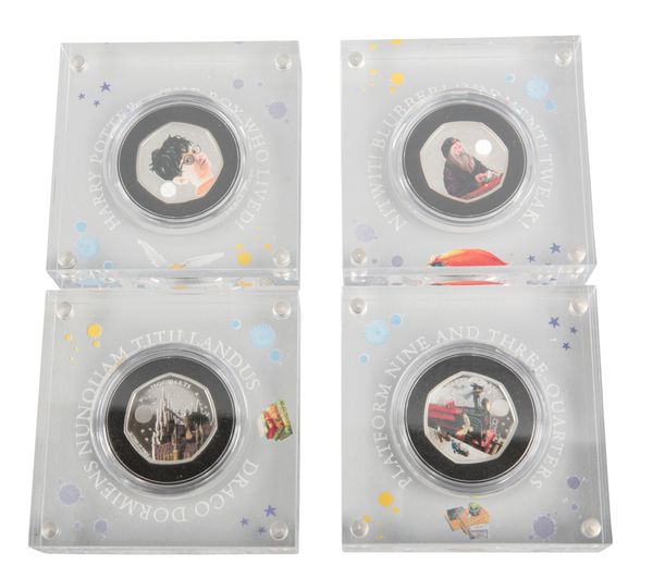THE ROYAL MINT: A PROFESSOR DUMBLEDORE 2023 UK 50P SILVER PROOF COIN