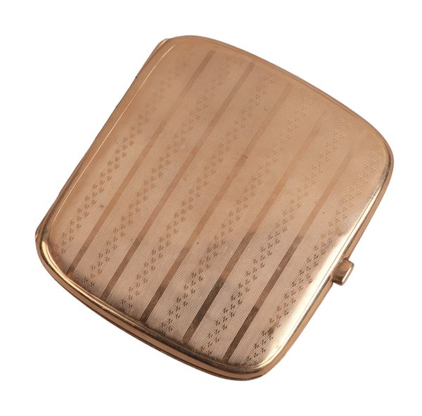 A GEORGE V 9CT GOLD CARD CASE