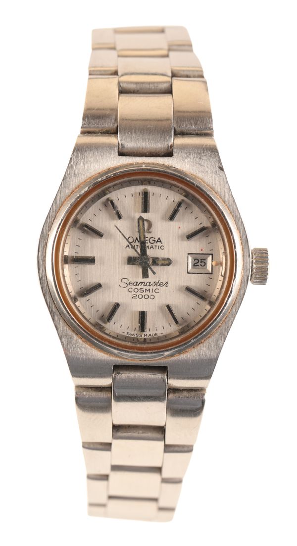 OMEGA SEAMASTER COSMIC: A STAINLESS STEEL BRACELET WATCH