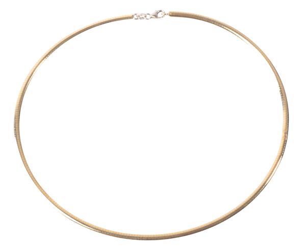 A TWO-TONE COLLAR NECKLACE