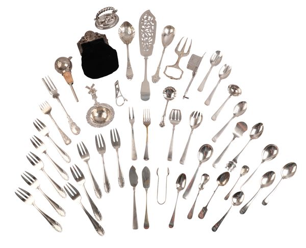 A DUTCH 830 STANDARD SILVER WINDMILL STRAINER SPOON