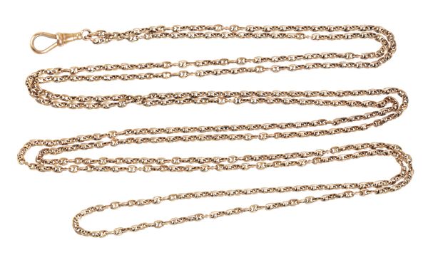 A 15CT GOLD GUARD CHAIN NECKLACE