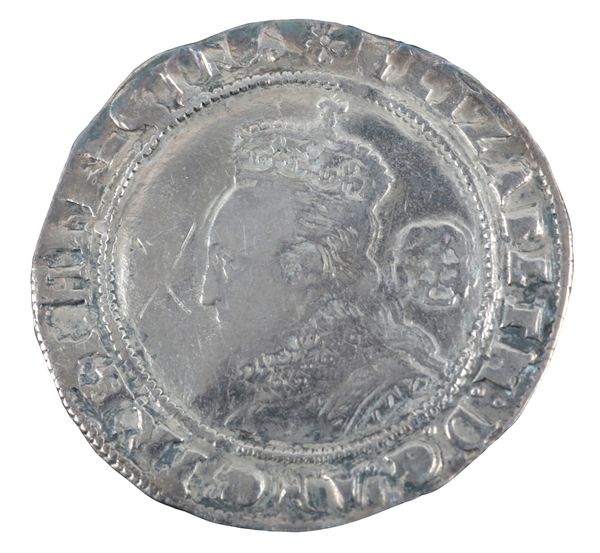A 1574 QUEEN ELIZABETH I SHILLING