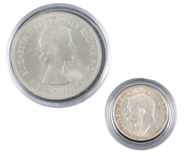 A 1935 GEORGE V SILVER CROWN