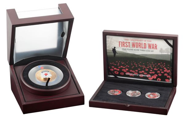 A 2020 WESTMINSTER MINT 'MASTERPIECE POPPY' SILVER COIN