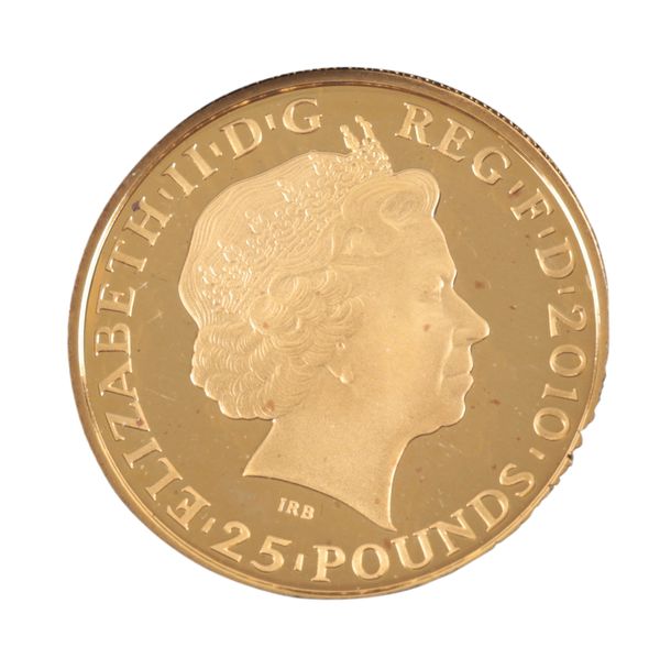 THE ROYAL MINT: A 2012 'THE GOLD SERIES - CITIUS' £25 GOLD COIN