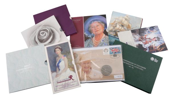 A 2006 QUEEN ELIZABETH II 80TH BIRTHDAY £5 COMMEMORATIVE COIN COVER