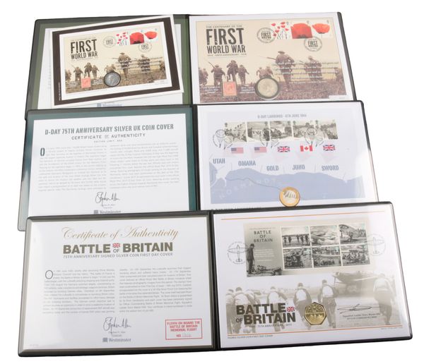 WESTMINSTER MINT: 'THE CENTENARY OF THE FIRST WORLD WAR' SILVER HALF CROWN COVER
