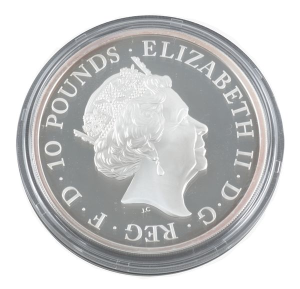 THE ROYAL MINT: 'THE QUEEN'S BEASTS: THE UNICORN OF SCOTLAND' 2017 £5 SILVER PROOF COIN