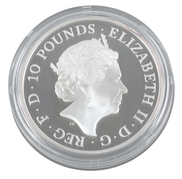 THE ROYAL MINT: 'THE 65TH ANNIVERSARY OF THE CORONATION OF QUEEN ELIZABETH II 2018' £5 SILVER PROOF COIN