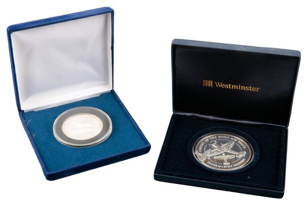 WESTMINSTER MINT: THE 2008 ANNIVERSARY OF THE RAF 'THE SPITFIRE' 50Z SILVER COMMEMORATIVE COIN