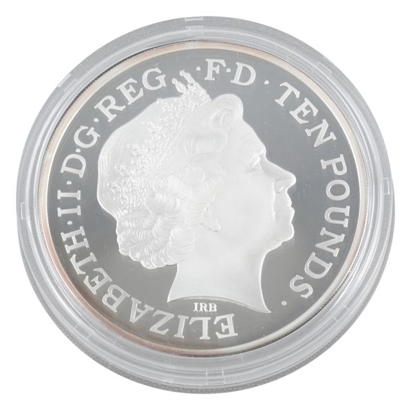 THE ROYAL MINT: 'THE CHRISTENING OF HRH PRINCE GEORGE 2013' £5 SILVER PROOF COIN