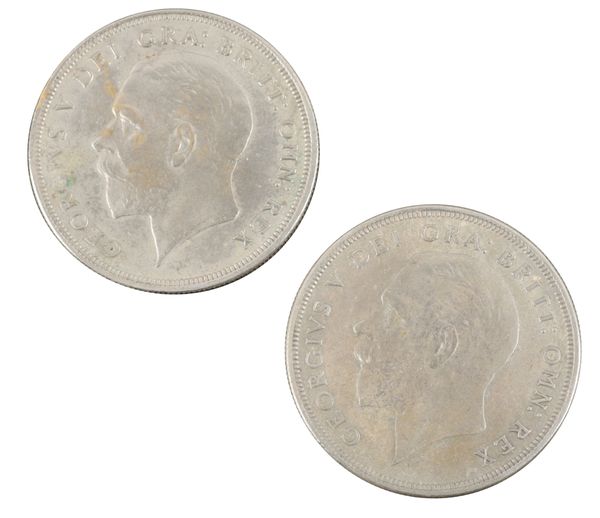 A 1927 GEORGE V SILVER CROWN