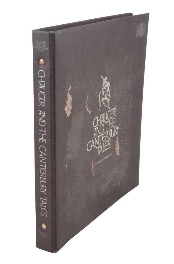 'CHAUCER AND THE CANTERBURY TALES': A SET OF THIRTY-SIX SILVER PROOF MEDALLIONS BY JOHN PINCHES