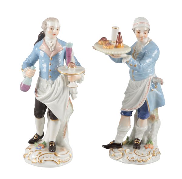 A MEISSEN PORCELAIN FIGURE OF THE LEMONADE SELLER