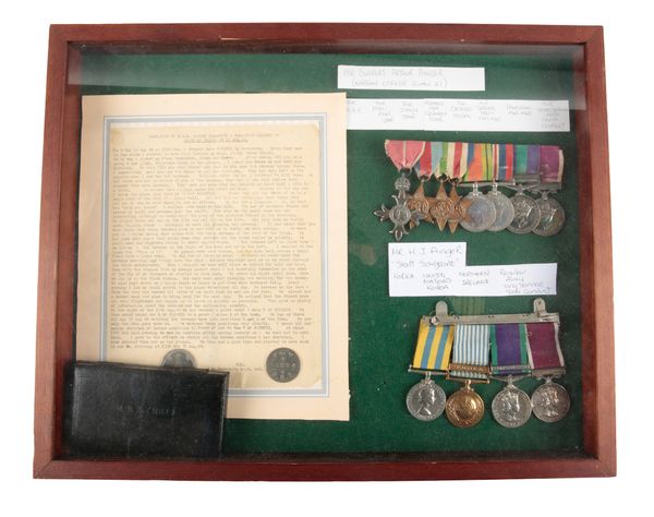 A MOUNTED FAMILY MEDAL GROUP