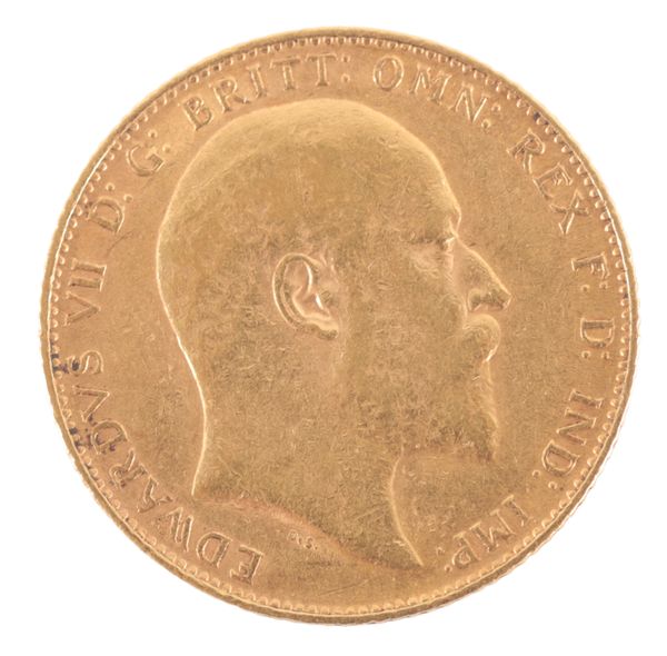 A 1906 EDWARD VII GOLD SOVEREIGN