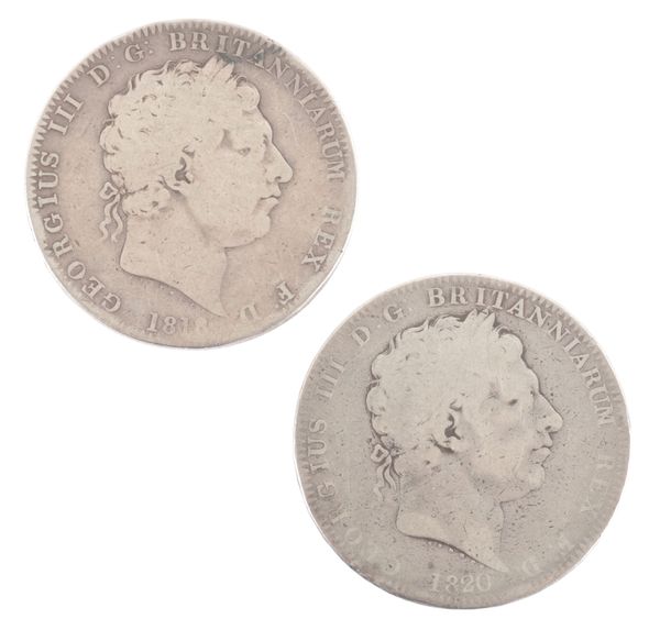 AN 1818 GEORGE III SILVER CROWN