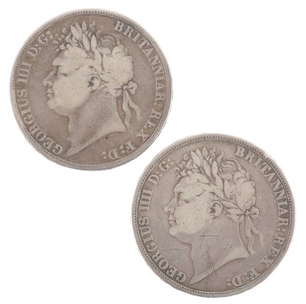 AN 1821 GEORGE III SILVER CROWN