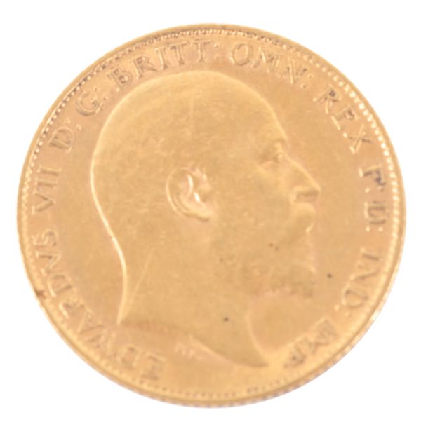 A 1903 EDWARD VII GOLD HALF-SOVEREIGN