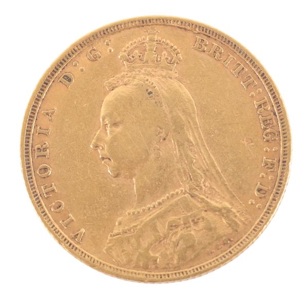 AN 1892 QUEEN VICTORIA GOLD SOVEREIGN