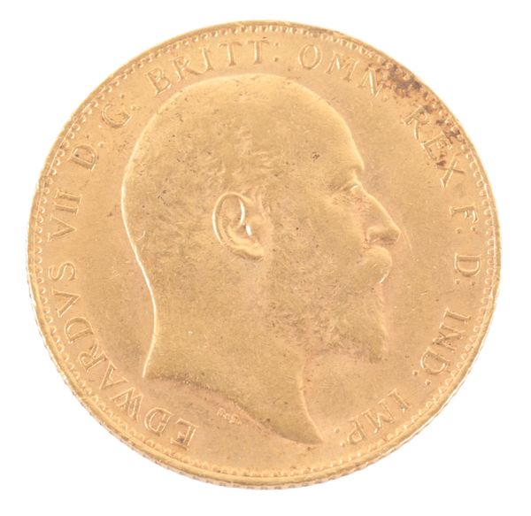 A 1907 EDWARD VII GOLD SOVEREIGN