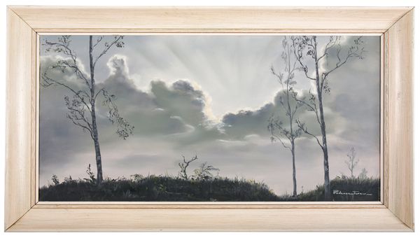 *PRUDENCE TURNER (1930-2007) A monochrome wintry landscape