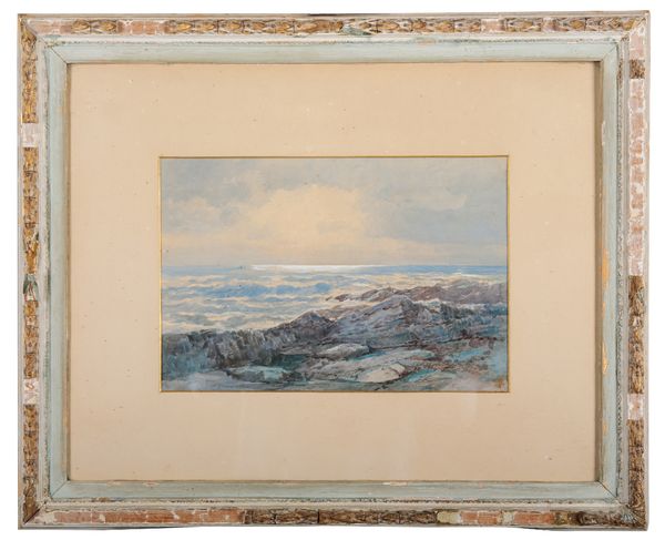 ENGLISH SCHOOL (20TH CENTURY) A coastal scene