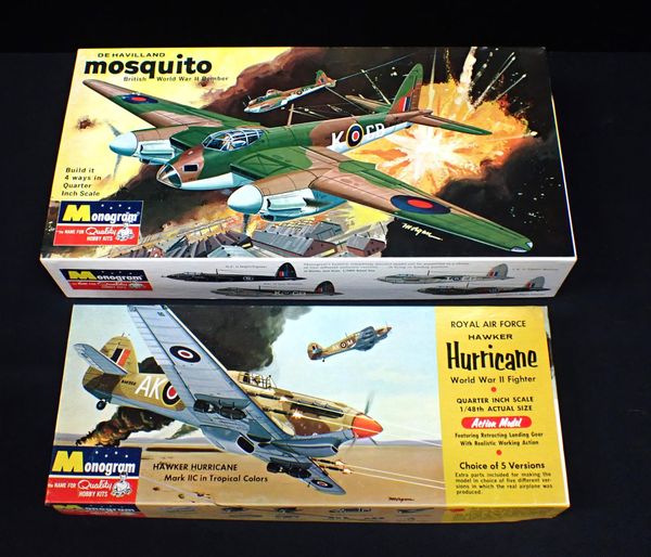 1966 MONOGRAM MODELS No.PA129.200 'DE HAVILLAND MOSQUITO' BRITISH WWII BOMBER