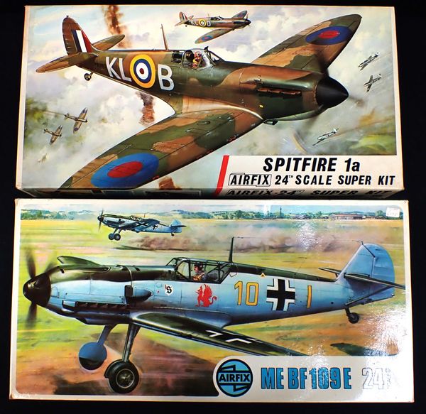 1970 AIRFIX KIT No.1201 'SPITFIRE 1a' 24th SCALE SUPER KIT