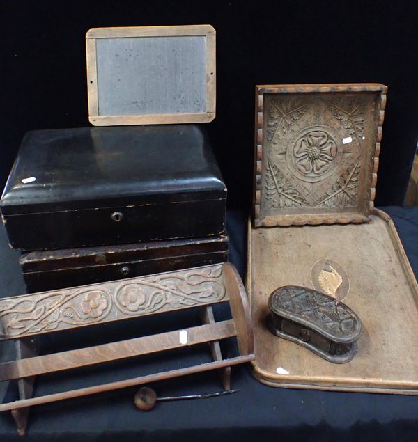 TWO VICTORIAN 'DISPATCH' BOXES