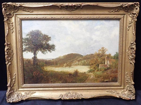 CHAS. COLLINS, LATE 19th CENTURY:  LANDSCAPE