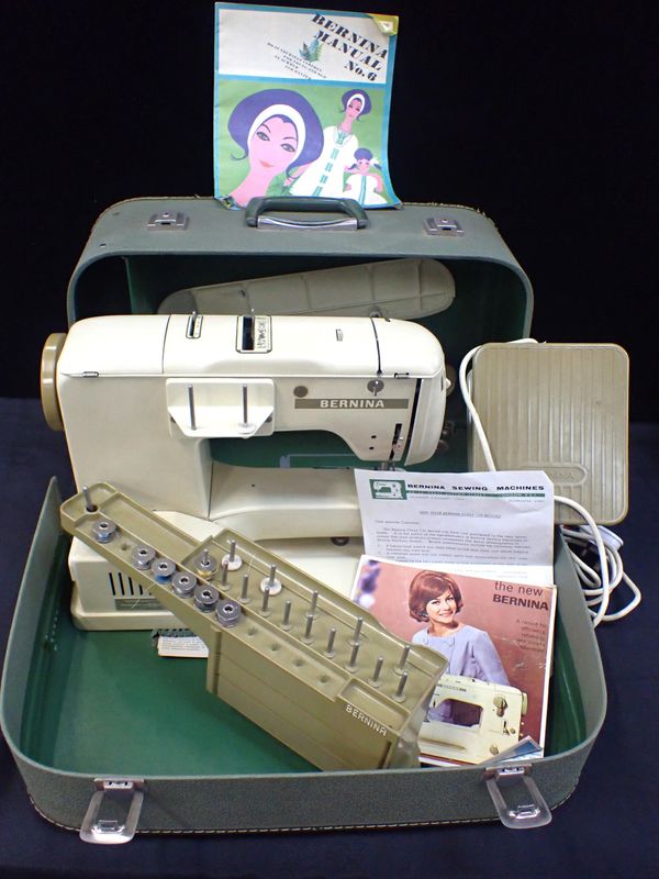 A 1960s BERNINA CLASS 730 'RECORD' SEWING MACHINE