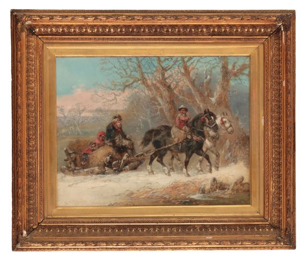 HARDEN SIDNEY MELVILLE (1824-1894) 'The Winter Sled'